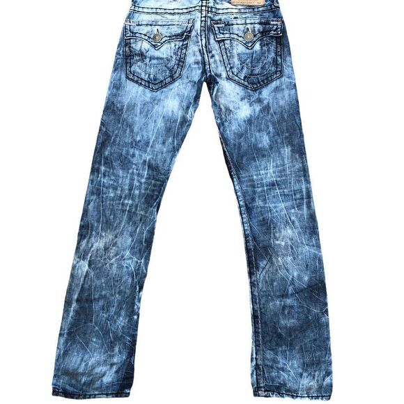 True Religion Jeans Size 29 RICKY SUPER T Blue - Picture 4 of 15